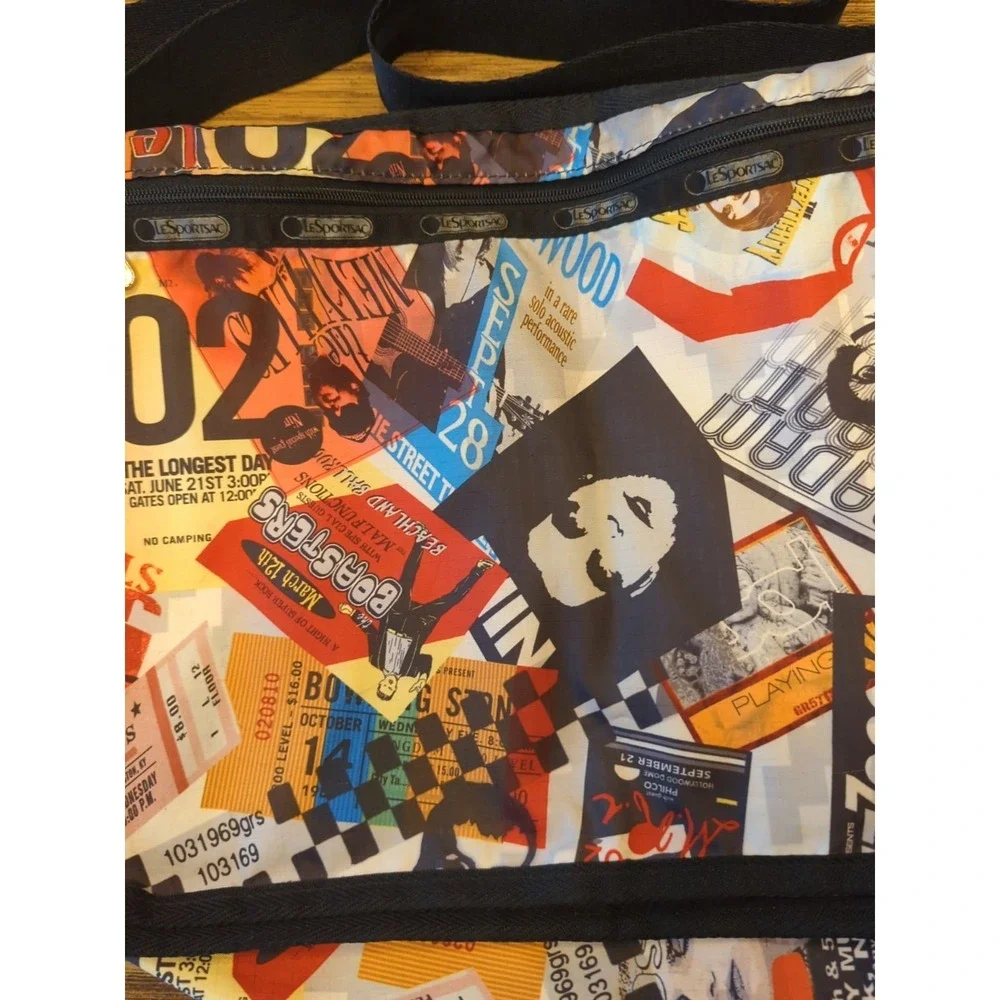 Lesportsac Messenger Bag Music Artists Concert Band Artist Print‎